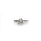 Bague 50 Solitaire - Or blanc & Diamant 1,45 cts 58 Facettes 250232R