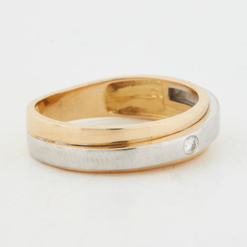 Bague 60 Bague Deux Ors - Diamants 58 Facettes RÉF 3020/19