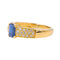 Bague 56 Bague Or jaune Saphir, Diamant 58 Facettes 3621957CN