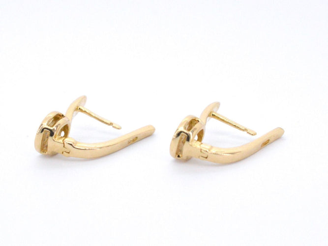 Boucles d'oreilles Boucles d'oreilles en or avec diamants 58 Facettes 2281