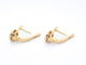 Boucles d'oreilles Boucles d'oreilles en or avec diamants 58 Facettes 2281