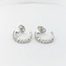 Earrings White gold and diamond earrings 58 Facettes 29569