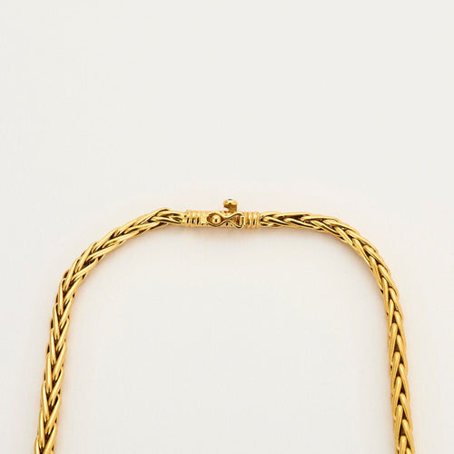 Collier Collier chaine palmier en or jaune 18K 58 Facettes