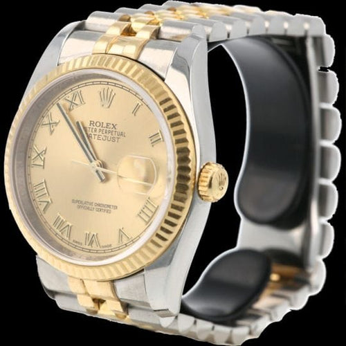 Montre Rolex Montre Date Just 36 58 Facettes MT42524