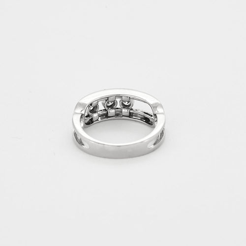 Bague 52 MESSIKA - Move Classique - Bague en or blanc et diamants 58 Facettes GU292