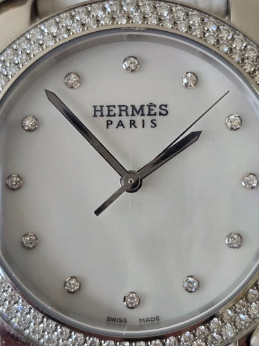 Montre HERMES - Montre Heure H ronde 58 Facettes