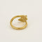 Bague 54 Bague "Serpents"  en or jaune et rubis de synthèse 58 Facettes BIA10342