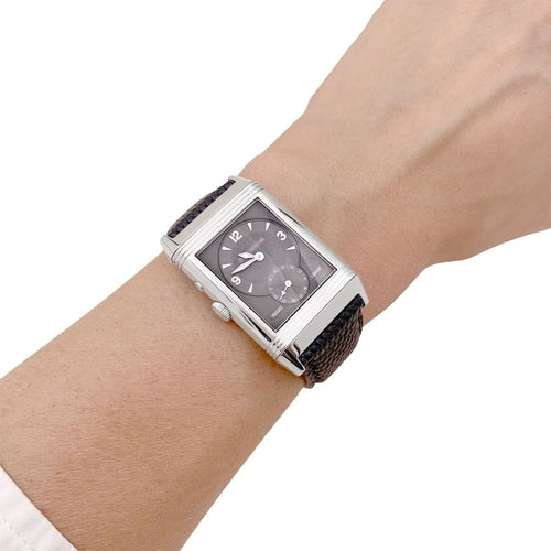 Montre Montre Homme Jaeger Lecoultre, "Duoface Night & Day", acier. 58 Facettes 34835