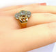 Bague 56 Bague or jaune diamants, vers 1930 58 Facettes AB449