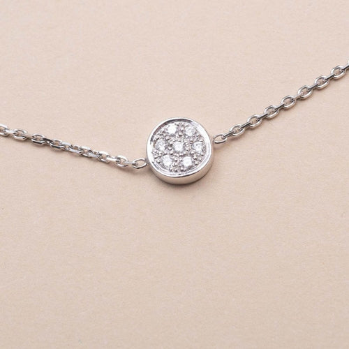 Bracelet Bracelet Vintage or gris pastilles diamants 0.56 carat 58 Facettes 750007