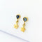 Boucles d'oreilles Boucles d'oreilles étoiles or jaune et saphirs 58 Facettes 28991