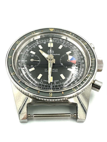 Montre OLLECH & WAJS. Rare montre vintage regate 58 Facettes