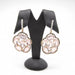 Boucles d'oreilles Boucles d'oreilles en or rose, diamants et quartz rose 58 Facettes D363868SO