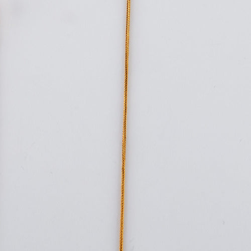 Collier Chaîne ancienne en or jaune 18 carats à 3 éléments 58 Facettes