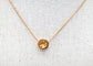 Collier Collier or jaune 750 et citrine 58 Facettes
