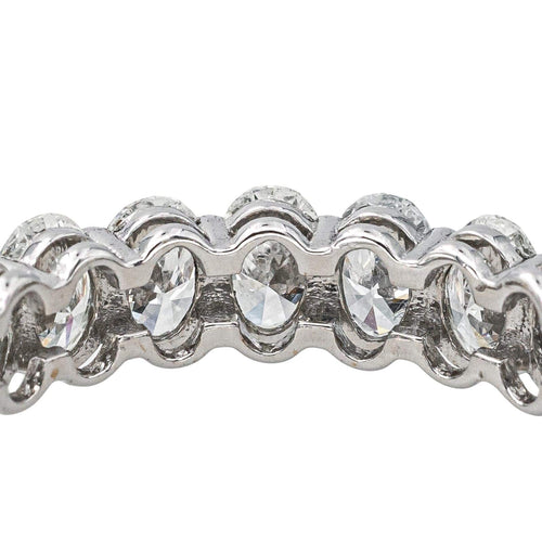 Bague 54 Bague Alliance américaine Or blanc Diamant 58 Facettes 4445897CN