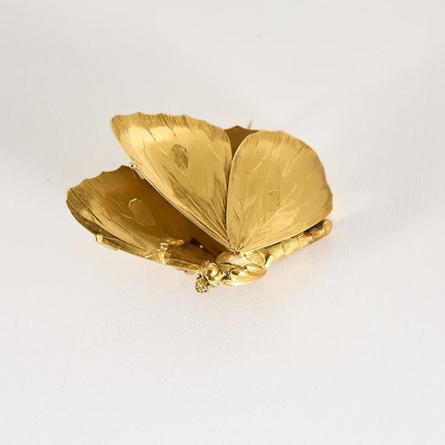 Broche Broche "Papillon" en Or jaune & rose 18k 58 Facettes RAM3306