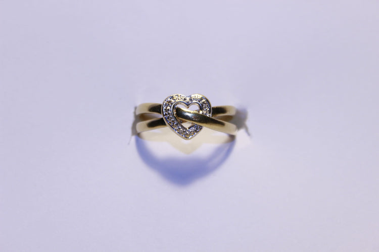 Bague 60 Bague Coeur Diamants 58 Facettes