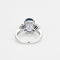 Bague 56 Bague or blanc tanzanite diamants 58 Facettes
