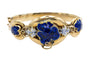 Bracelet Bracelet en or jaune du début du XIXe siècle avec émail cobalt - Style Biedermeier 58 Facettes 10500