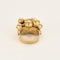 Bague 50.5 Bague en or jaune et perles d'or 58 Facettes CHAL0200