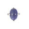Bague 55 Bague or blanc, tanzanite et diamants 58 Facettes PL03