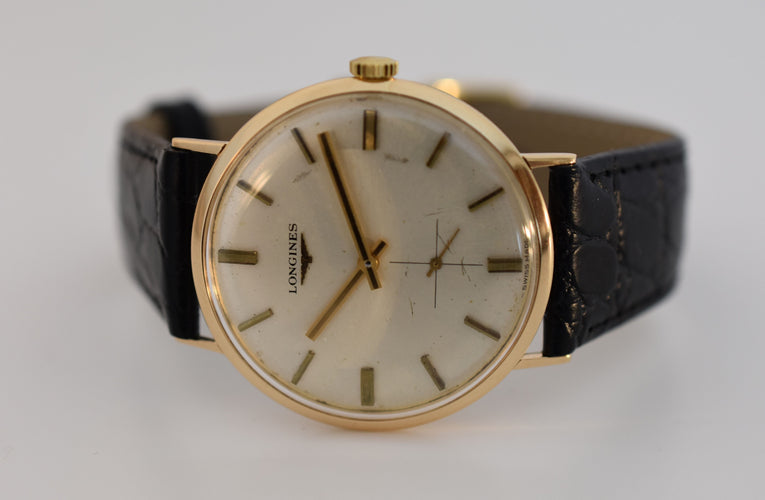 Montre Montre homme Longines, calibre 420 mécanique, or 18 carats, 1968 58 Facettes LON-100