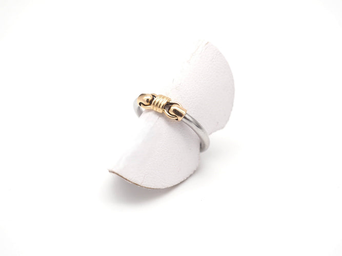 Bague 48 Bague Fred force 10 acier et or 58 Facettes