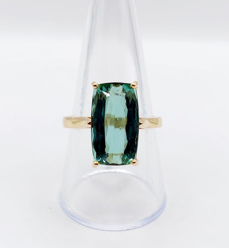 Bague 58.5 Bague cocktail or jaune, tourmaline 5,70 carats (circa 1950) 58 Facettes A05097