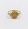 Bague chevalière Art Déco or jaune monogrammée CC (circa 1950) 58 Facettes A05980