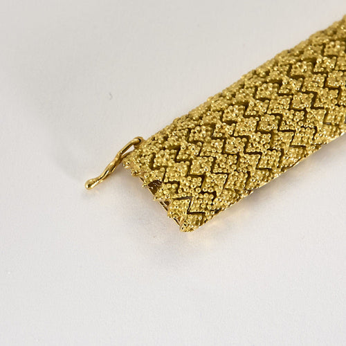 Bracelet Bracelet en Or jaune & blanc 18k 58 Facettes TRO0857