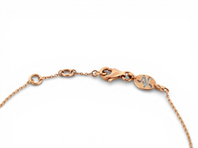 Bracelet bracelet VANESSA TUGENDHAFT 7 diamants 0.1ct prince3 17cm or rose 18k 58 Facettes 272155