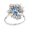 Bague 53 Bague Pompadour Or blanc Saphir, Diamant 58 Facettes 3951650CN
