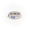 Bague 41 O.J. Perrin Bague Jonc  Or blanc Saphir, Tanzanite 58 Facettes 1582973CN