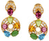 Boucles d'oreilles BULGARI - Boucles d'oreilles Astrale en or jaune et pierres de couleur 58 Facettes