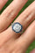 Bague 55 bague en platine avec diamants et saphirs 58 Facettes