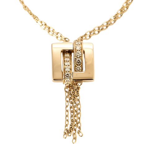 Collier Boucheron - Collection Déchaînée - Collier en Or jaune et diamants 58 Facettes LYO0098