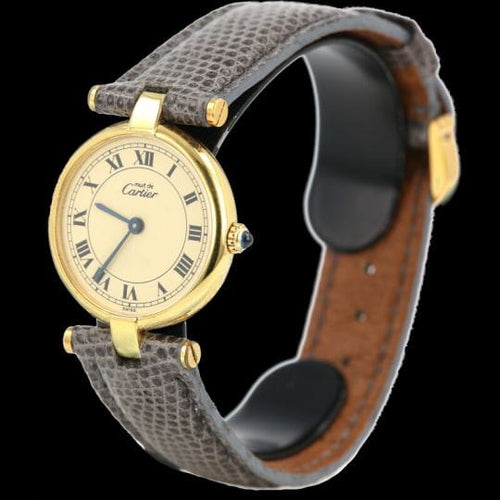 Montre Cartier Montre Must De Cartier Vermeil 58 Facettes MT41248