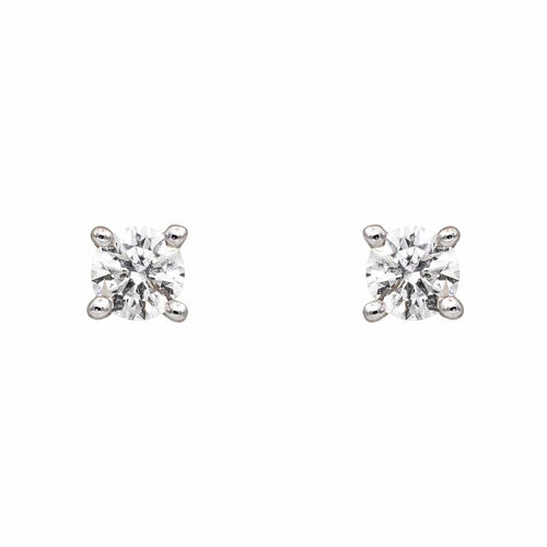 Boucles d'oreilles Boucles d'oreilles Puces Or blanc Diamant 58 Facettes 4815661CN