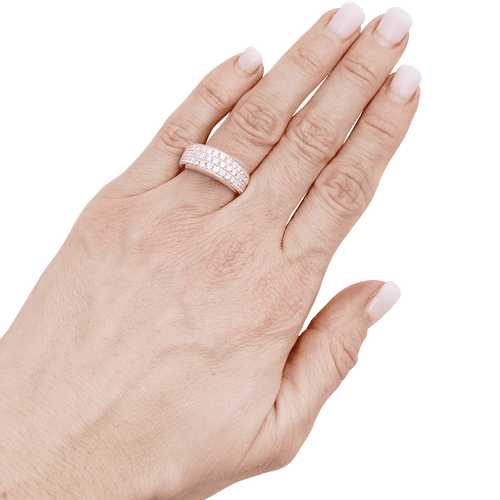 Bague 53 Bague Piaget "Millennium" or blanc, diamants. 58 Facettes 34507