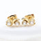 Boucles d'oreilles Boucles d'oreilles en or jaune avec diamants taille brillant 58 Facettes 132991