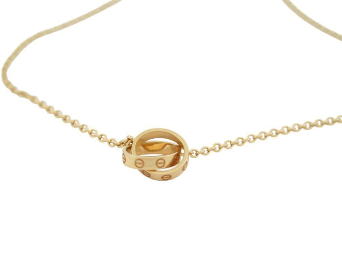 Collier collier CARTIER pendentif love crb212400 40 or jaune 18k 58 Facettes 268742