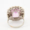 Bague 55 Bague Pompadour Art-Déco Diamants 58 Facettes
