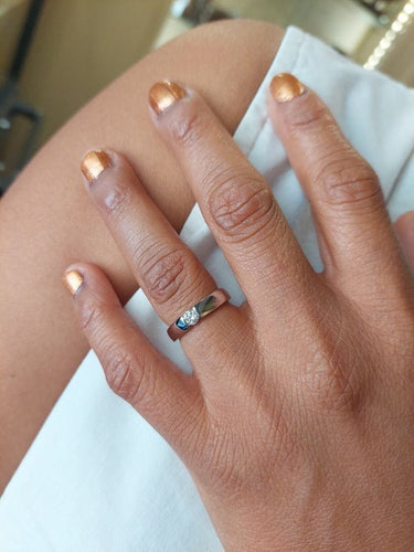 Bague 50 Solitaire diamant 58 Facettes 084781