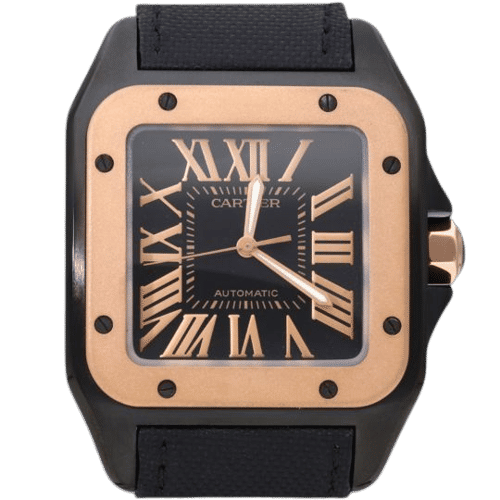 Montre Cartier Montre Santos 100 Xl Pvd 58 Facettes MT42999