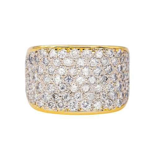 Bague 53 Bague Cocktail Or jaune Diamant 58 Facettes 4127669CN