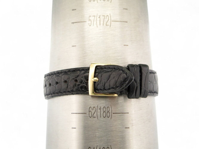 Montre vintage montre BULGARI bb33gl 33mm or jaune 18k bracelet croco  quartz 58 Facettes 270124