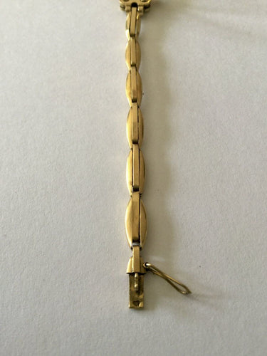 Bracelet Porte montre Gousset Or jaune