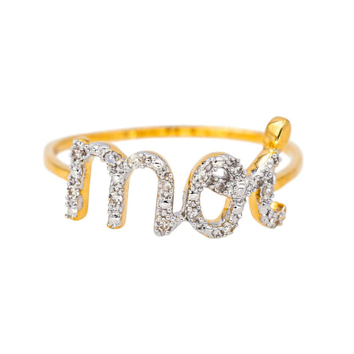 Bague 51 Mauboussin Bague  Moi Or jaune, Or blanc Diamant 58 Facettes 4171510CN