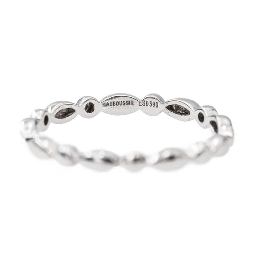 Bague 52 Mauboussin Bague Alliance  Or blanc 58 Facettes 3059432CN
